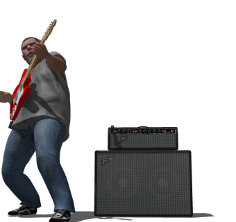 音乐人精细人物模型 (6)